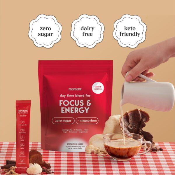 Bebida para enfoque mental y energía con Ashwagandha y L-teanina