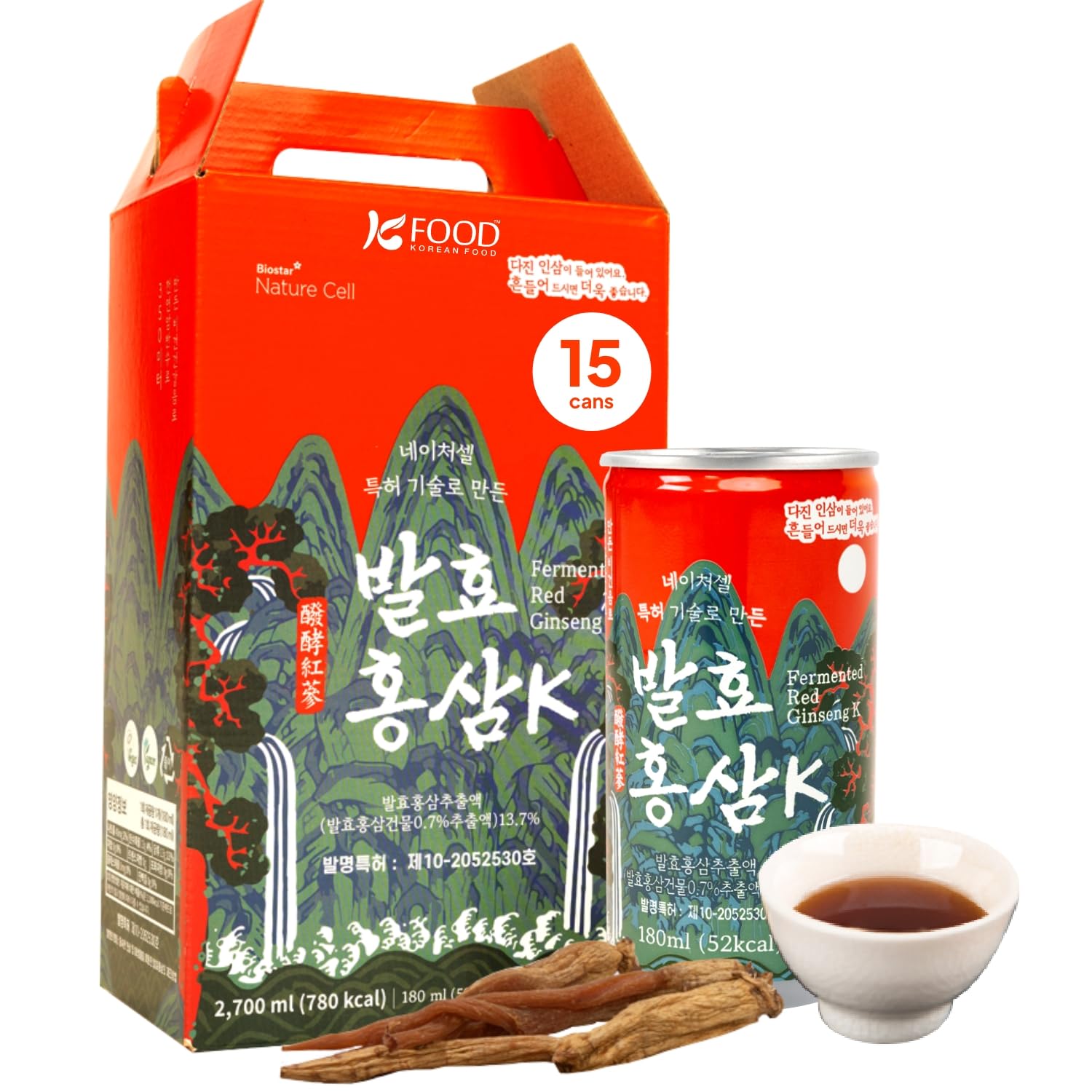 K FOOD KOREAN FOOD Korean Red Ginseng Drink with Siberian Chaga