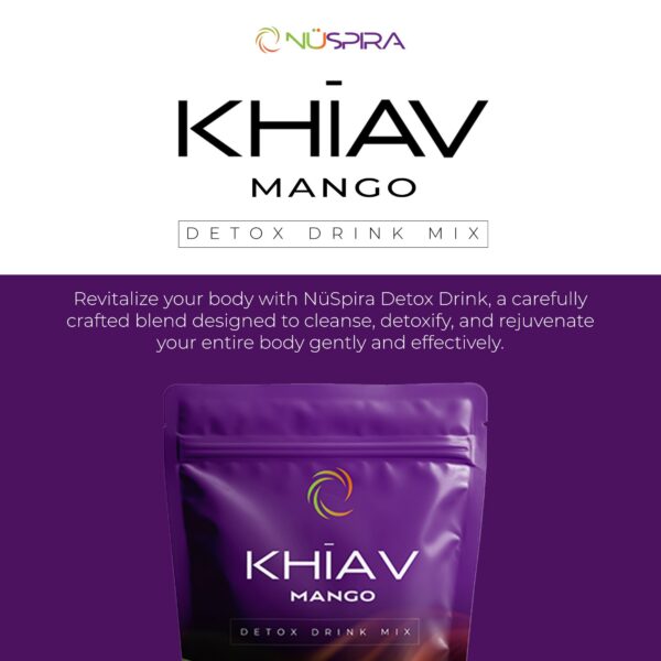 Bebida limpia corporal natural NüSpira mango sin cafeína