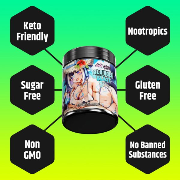Bebida en polvo Gamer Supps Blo'hole Blast sabor tropical