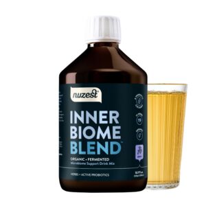 Version 1.0.0 Bebida probiótica Nuzest Inner Biome Blend 500ml sabor berry