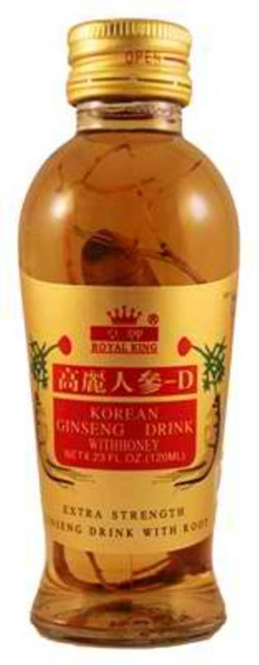 Bebida Royal King miel y ginseng 10 unidades con raíz natural