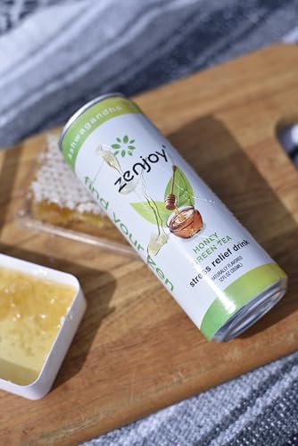 Bebida Zenjoy con ingredientes adaptógenos como Ashwagandha