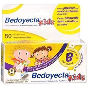 Version 1.0.0 Bedoyecta Kids tabletas masticables frente