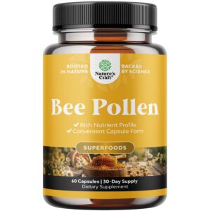 Bee Pollen Pills front view package