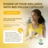 Bee Pollen Pills nutrition panel and label
