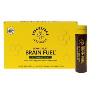 Beekeeper's Naturals B.LXR Brain Fuel líquido para enfoque y memoria