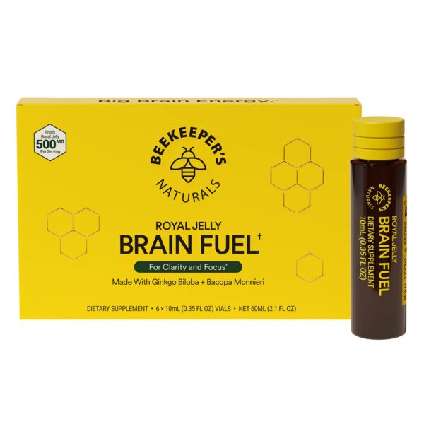Version 1.0.0 Beekeeper's Naturals B.LXR Brain Fuel líquido para enfoque y memoria