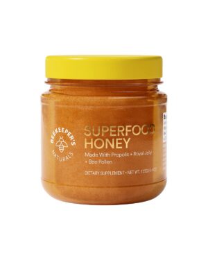 Beekeeper's Naturals Superfood Honey botella frontal