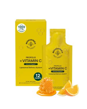Beekeeper's Naturals vitamina c liposomal con propóleo miel orgánica