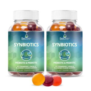 Paquete gomitas probióticas y prebióticas BeLive para salud intestinal