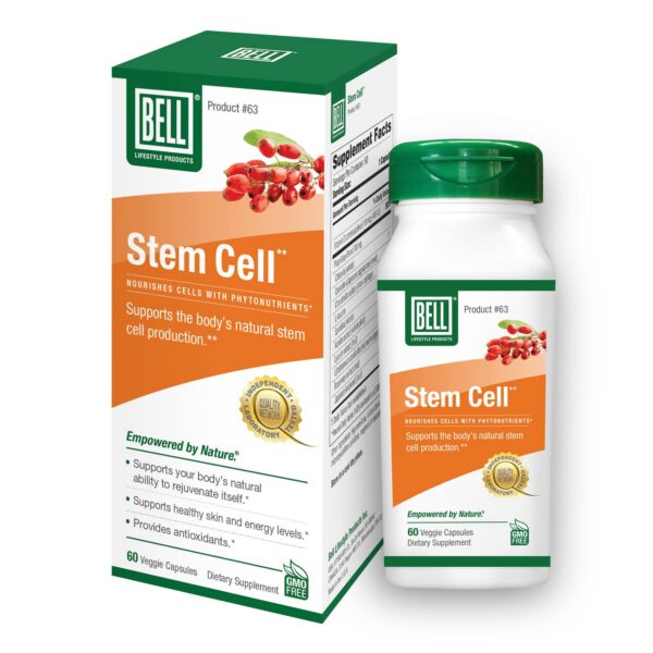Bell Stem Cell Supplements frasco con etiqueta