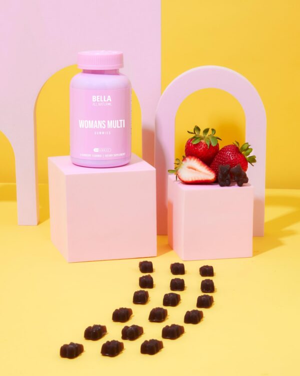 Etiqueta de ingredientes Bella All Natural Gomitas