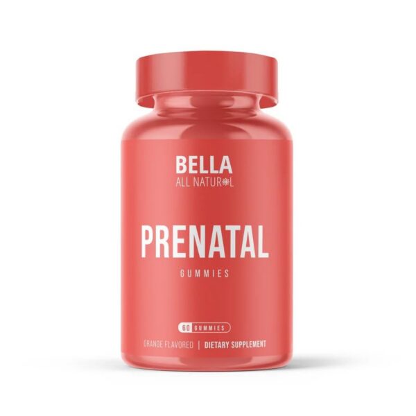 Gomitas prenatales Bella All Natural frasco