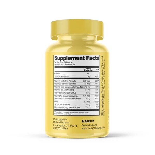 Frasco de gomitas Bella All Natural