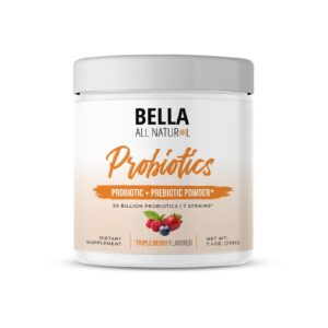 Bella probióticos prebióticos polvo sabor triple baya 210 gramos