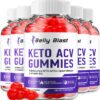 Gomitas Belly Blast Keto ACV frasco frontal