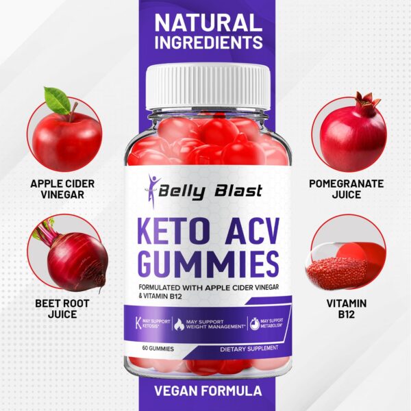 Gomitas Belly Blast Keto ACV empaque