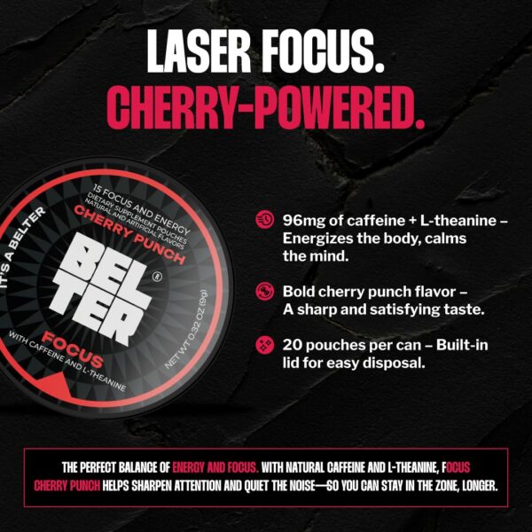 Version 1.0.0 BELTER Focus Cherry Punch bolsita lista para usar