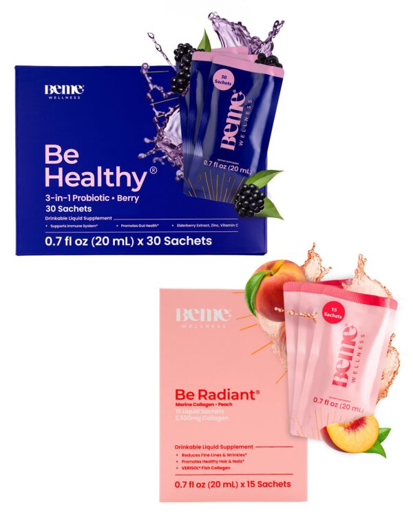 BeMe BeHealthy BeRadiant Paquete Durazno - Frontal