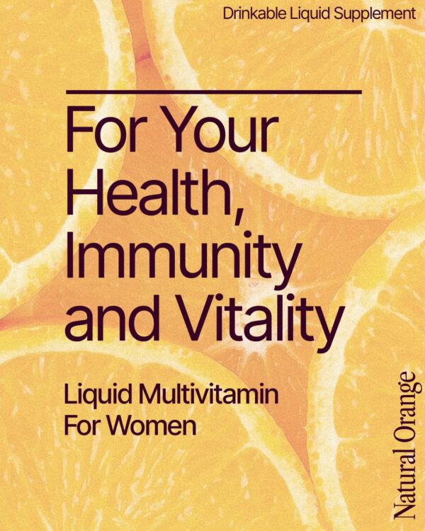 Paquete individual de multivitaminas líquidas BeMe para mujeres