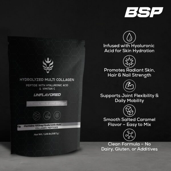 Frasco de 1.25 lb de polvo de colágeno