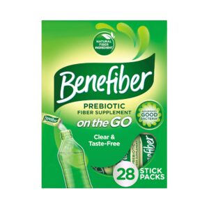 Benefiber On the Go polvo prebiótico para salud digestiva