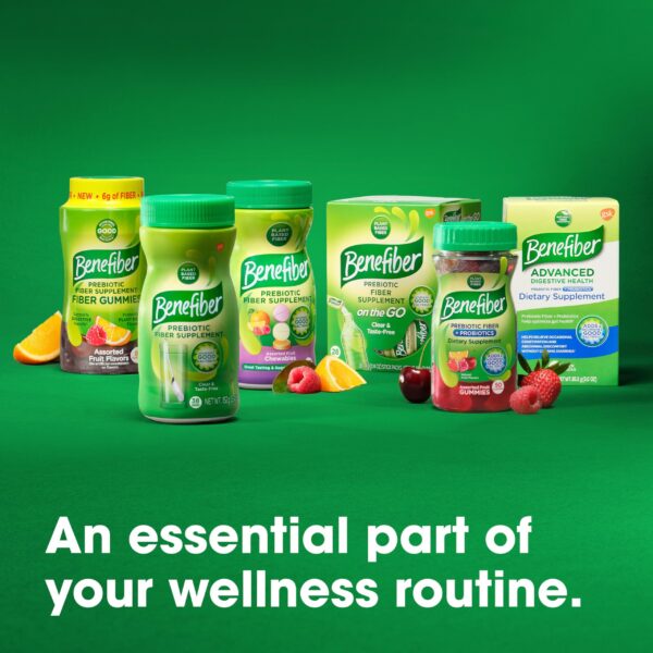 Benefiber sin sabor mezcla limpia fibra prebiótica salud
