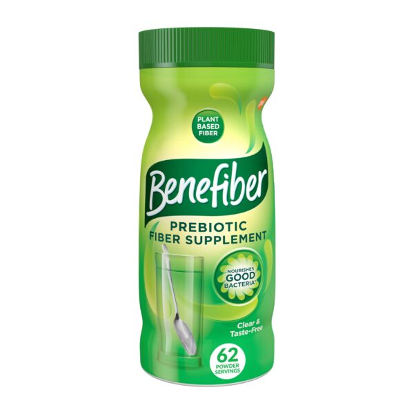 Benefiber polvo de fibra prebiótica para salud digestiva y alivio