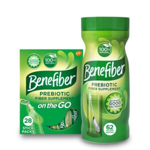 Paquete de Benefiber polvo prebiótico diaria salud digestiva