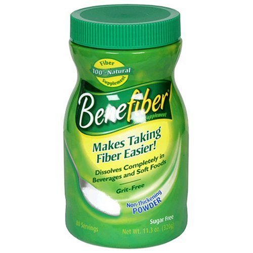 Benefiber suplemento de fibra natural polvo sin sabor