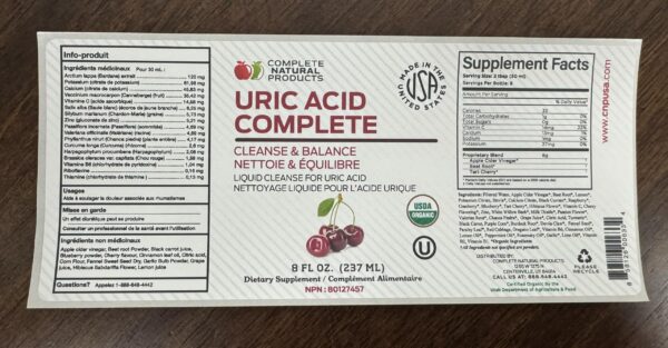 Version 1.0.0 Beneficios de Uric Acid Complete para salud renal