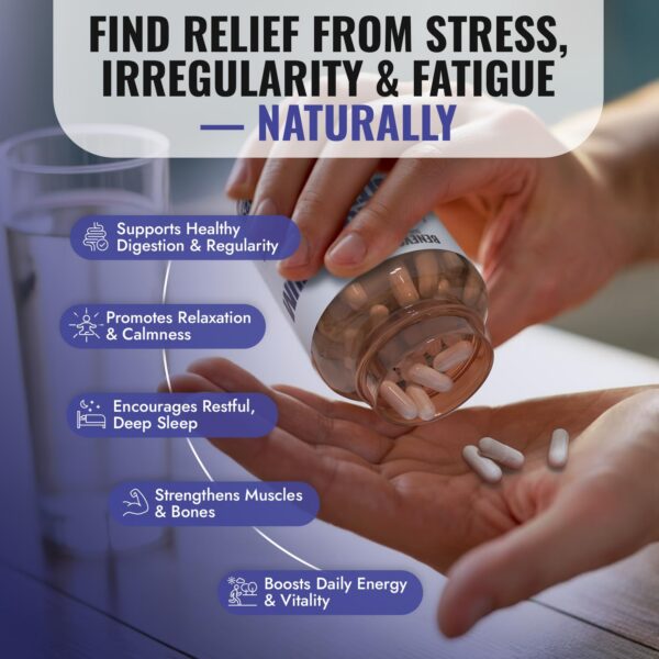 Etiqueta lateral del envase de magnesio citrato