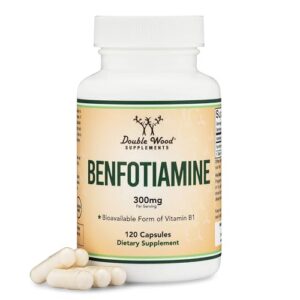 Benfotiamina Double Wood suplemento caja frontal
