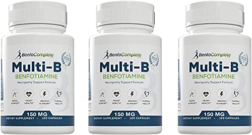 Benfotiamina suplemento multi-b para neuropatía pack 3 botellas