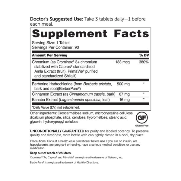 Version 1.0.0 Berberina GlucoGold con BerberPure y canela