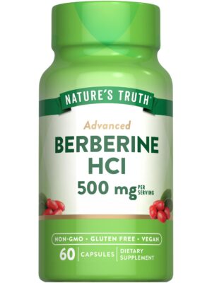 Cápsulas Nature's Truth Berberina HCl 500 mg