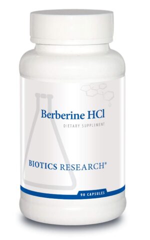 Version 1.0.0 Berberina HCl Biotics Research suplemento botánico 90 cápsulas