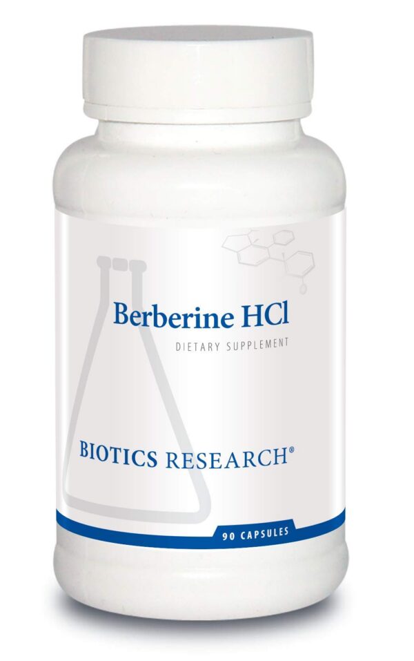 Version 1.0.0 Berberina HCl Biotics Research suplemento botánico 90 cápsulas
