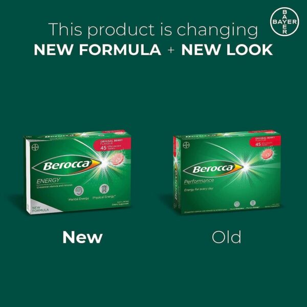 Version 1.0.0 Berocca Performance Original tabletas efervescentes en empaque
