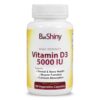 BeShiny Vitamina D3 5000 IU frasco frontal