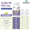 Besibest CoQ10 ubiquinol etiqueta lateral