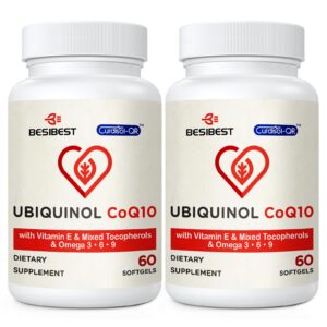 Frente de envase Besibest Ubiquinol CoQ10 600 mg