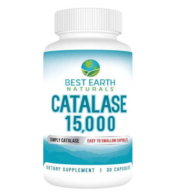 Version 1.0.0 Frente de envase Best Earth Naturals catalase 15000