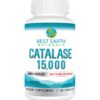 Frasco de catalasa Best Earth Naturals 60 cápsulas