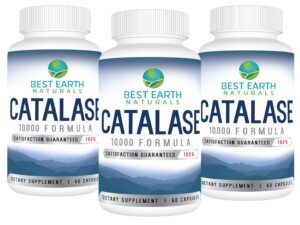 Best Earth Naturals paquete suplemento catalasa 10,000 para cabello