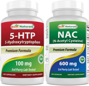 Best Naturals 5-HTP NAC botella frontal