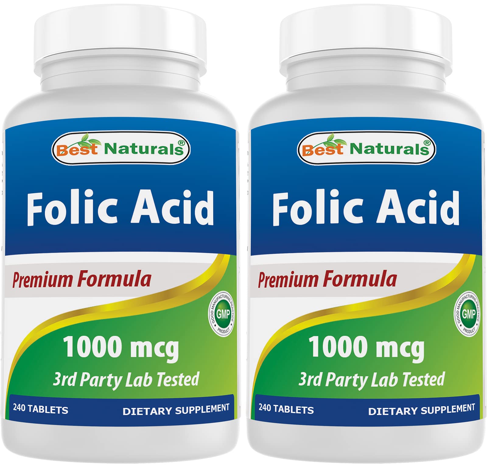 Folic Acid, 1000 mcg