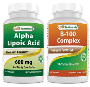 Best Naturals frasco de ALA 600 mg