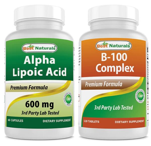 Best Naturals frasco de ALA 600 mg